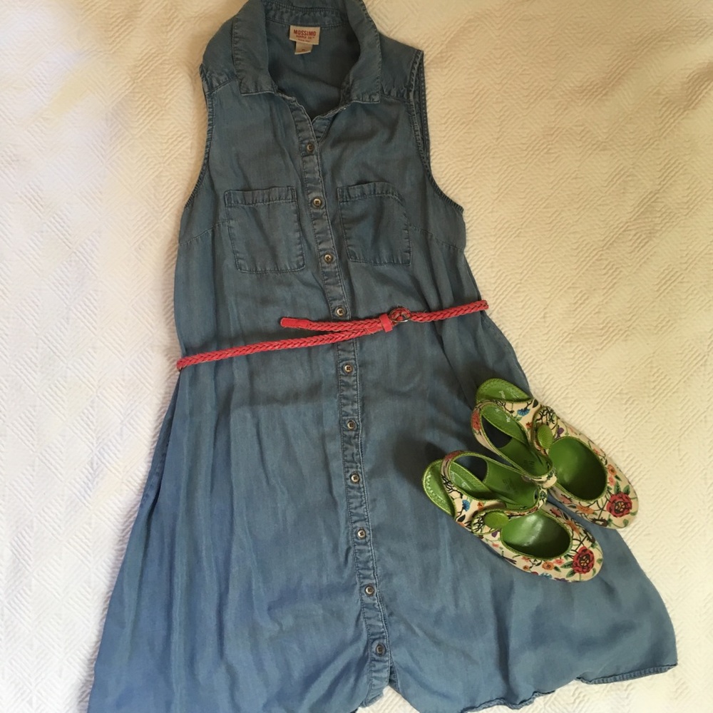 Sleeveless Denim Tunic